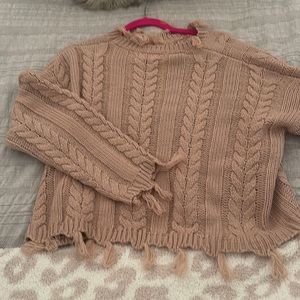 Altar’d state size small pink sweater